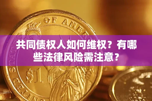 北京共同债权人如何维权？有哪些法律风险需注意？