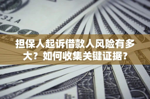 北京担保人起诉借款人风险有多大？如何收集关键证据？