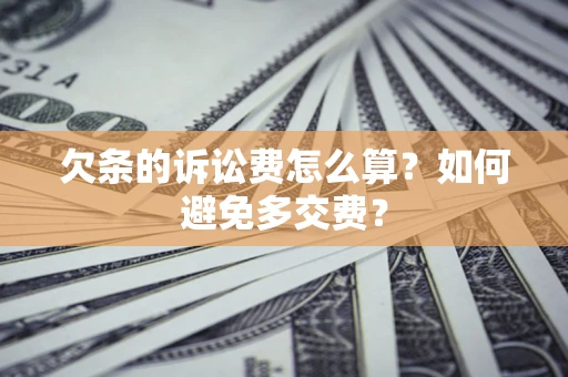 北京欠条的诉讼费怎么算？如何避免多交费？