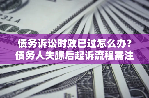 北京债务诉讼时效已过怎么办？债务人失踪后起诉流程需注意什么？