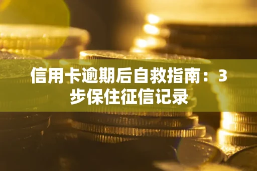 北京信用卡逾期后自救指南：3步保住征信记录