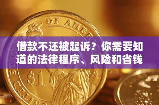 北京借款不还被起诉？你需要知道的法律程序、风险和省钱技巧